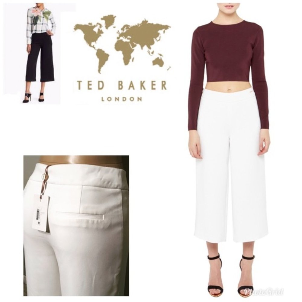 Ted Baker crepe Milee culottes. NWT US 6